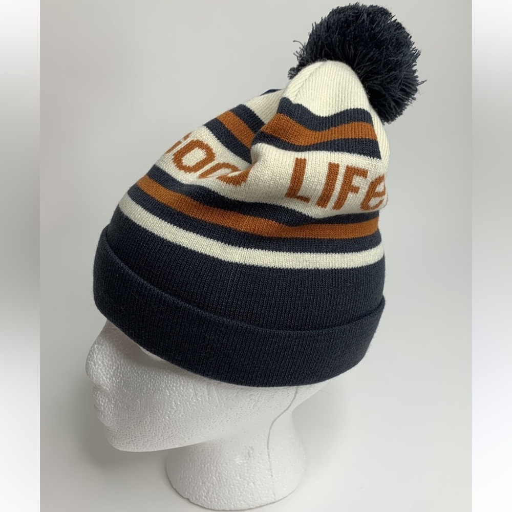 Life Is Good Charcoal Knit Beanie